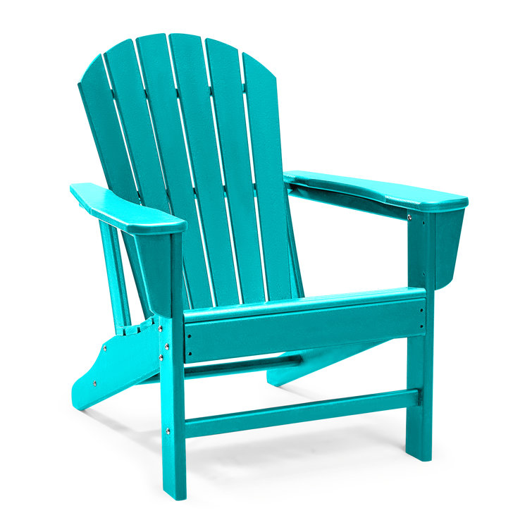 Aqua plastic adirondack chairs hot sale